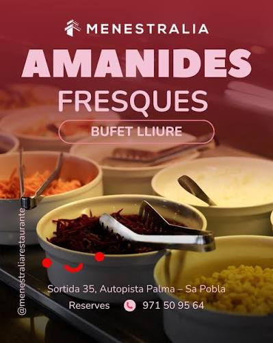 Amanides Fresques - buffet libre en Menestralia